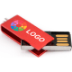 Pendrive USB mini de aluminio ideal para merchandising (mín. 100) rojo