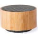 Altavoz compacto con cuerpo en bambú ecológico negro