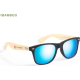 Gafas de sol personalizadas con patillas de bambú y protección uv400