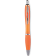 Bolígrafo río de color en ABS naranja transparente
