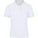 Polo pique fit 100% algodón manga corta de mujer Charles 180 blanco