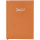 Agenda día página 2027 de polipiel 15 x 21 cm naranja
