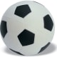 Pelota antiestrés fútbol blanco/negro