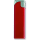 Mechero personalizado de colores con mecanismo eléctrico rojo