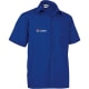 Camisa manga corta con bolsillo de hombre oporto Valento 120 azul azulina