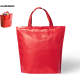 Bolsa nevera en non woven laminado brillante y cierre en velcro