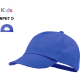 Gorra niño 5 paneles en poliéster RPET  y cierro velcro 
