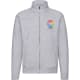 Chaqueta manga raglan Fruit Of The Loom 280 gris jaspeado