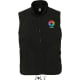 Chaleco polar 3 bolsillos norway Sols negro