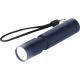 Linterna con zoom de aluminio reciclado 1 LED (400 mAh) azul marino