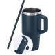 Taza térmica acero inox reciclado con tapa y pajita (450 ml)