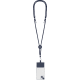 Lanyard de poliéster para smartphone con mosquetón metálico