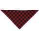 Pañuelo triangular cachirulo, niño 80x57 cm cachirulo Valento rojo loto/negro
