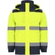 Parka poliéster impermeable bicolor alta visibilidad reflectante Rauric
