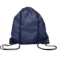Mochila gymsack personalizada de poliéster 210T azul