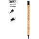 Lápiz infinito personalizado de corcho con goma