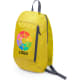 Mochila personalizada outdoor de poliéster amarillo
