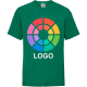 Camiseta manga corta de niño value weight Fruit Of The Loom 165 verde jaspeado
