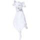 Doudou elefante blanco personalizado con nudos relajantes