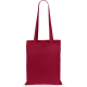 Bolsa de tela de algodón personalizada alta calidad 140 g/m² burdeos