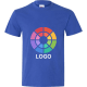 Camiseta de trabajo 100% algodón Velilla 150 azulina