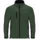 Chaqueta soft shell triple capa resistente RPET impermeable 340gsm Grifter verde botella