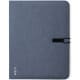 Carpeta ecológica  RPET A4 con bloc extraíble y tarjeteros interiores azul marino
