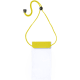 Portatodo táctil impermeable en PVC  6,5 pulgadas amarillo