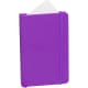 Bloc mediano personalizado con banda elástica 9,3 x 14,3 cm morado