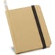 Libreta de cartón y hojas recicladas con lápiz 8,2 x 10,5 cm natural
