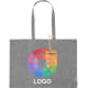 Bolsa personalizada algodón reciclado resistente de colores 220g/m2 negro