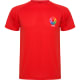 Camiseta tecnica running de niño Montecarlo Roly 140 rojo