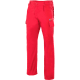 Pantalón de trabajo con 6 bolsillos Velilla rojo