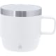 Taza personalizada de acero reciclado e interior cerámico (180 ml) blanco