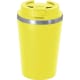 Vaso térmico personalizado en acero inoxy exterior de PP (350 ml) amarillo