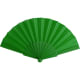 Abanico personalizado para boda de plástico verde