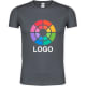 Camiseta publicitaria 100% algodón Iconic Fruit Of The Loom 150 gris oscuro