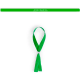 Pulsera de poliéster ajustable para boda verde