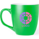 Taza de cerámica personalizable en media taza (440 ml) verde
