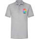 Polo grueso personalizado heavyweight Fruit Of The Loom 230 gris jaspeado