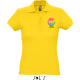 Polo ligero 100% algodon publicitario de mujer passion Sols 170 amarillo
