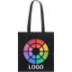 Bolsa de tela personalizada de algodón resistente 240g/m2 negro