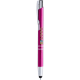 Boligrafo puntero personalizado mitch acabado en aluminio brillante fucsia