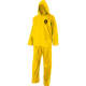 Traje de lluvia dos piezas con capucha interna Velilla amarillo