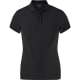 Polo de poliéster piqué 180g corte entallado y transpirable de mujer Tecnic Plus 180 negro