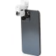 Microscopio para teléfono personalizado 2 tipos de LED con clip y funda