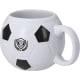 Taza cerámica personalizada con balón fútbol (440 ml)