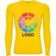 Camiseta térmica profesional con tejido reforzado de niño Prime Roly 200 amarillo