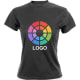 Camiseta manga corta técnica 100% poliéster de mujer Tecnic Plus 135 negro