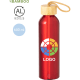 Bidón personalizado de aluminio reciclado y bambú (600 ml)